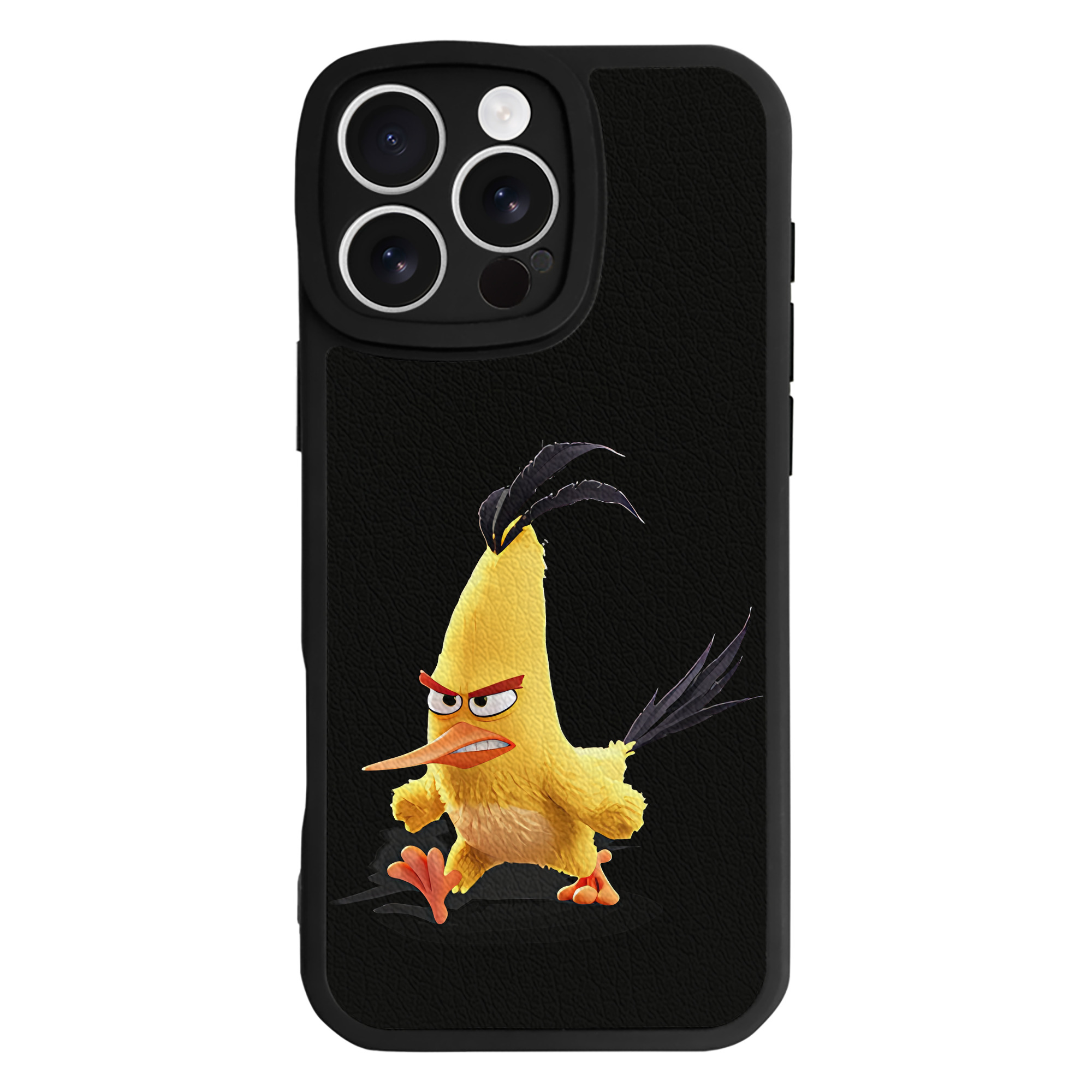（画像用） Angry Birds アングリーバード 【iPhone 16シリーズ対応】シリコンスマホケース（レザー調） 材質：シリコン